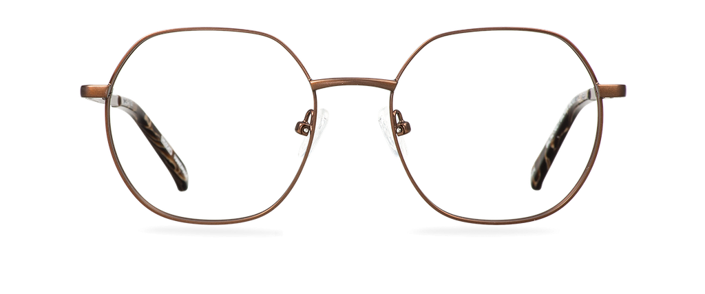 Okulary zerówki Bruno Matt Brown/Brown Marble