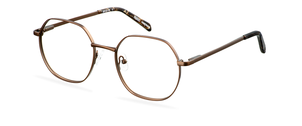 Okulary zerówki Bruno Matt Brown/Brown Marble