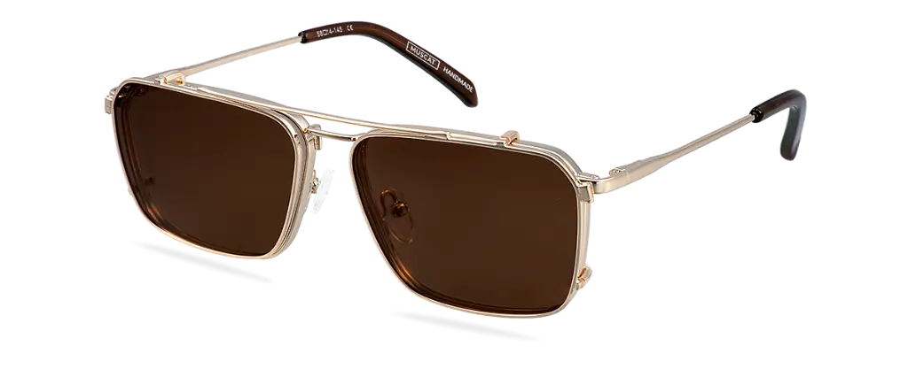 BRUCE WIDE CLIP ON GOLD BROWN 2.webp