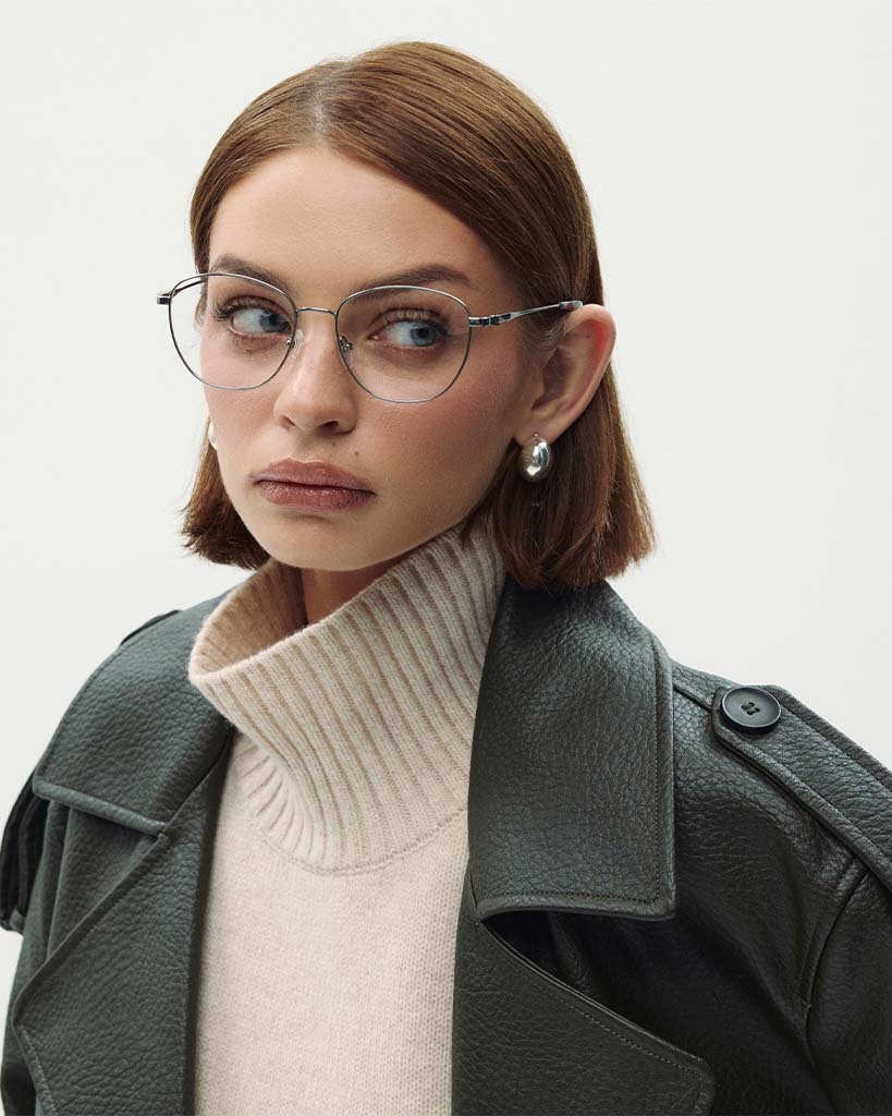 Čiré brýle Lana Silver/Grey Havana