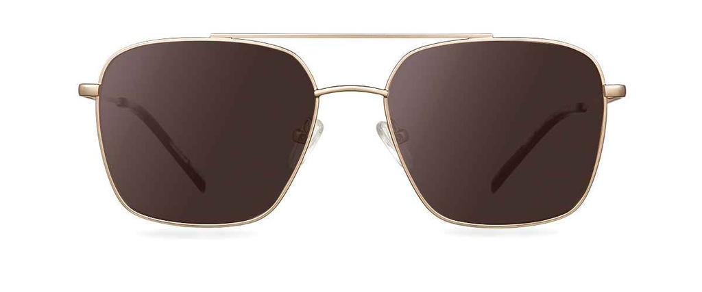 Sluneční brýle Ralph Satin Gold/Cocoa Brown