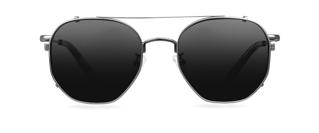 Clipon na brýle Archie Silver/Smoke