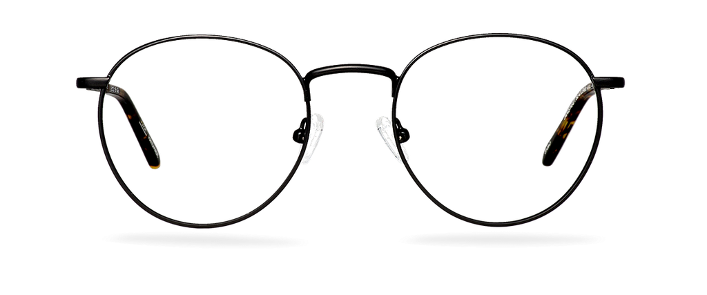 Čiré brýle Janis Matt Black/Dark Havana