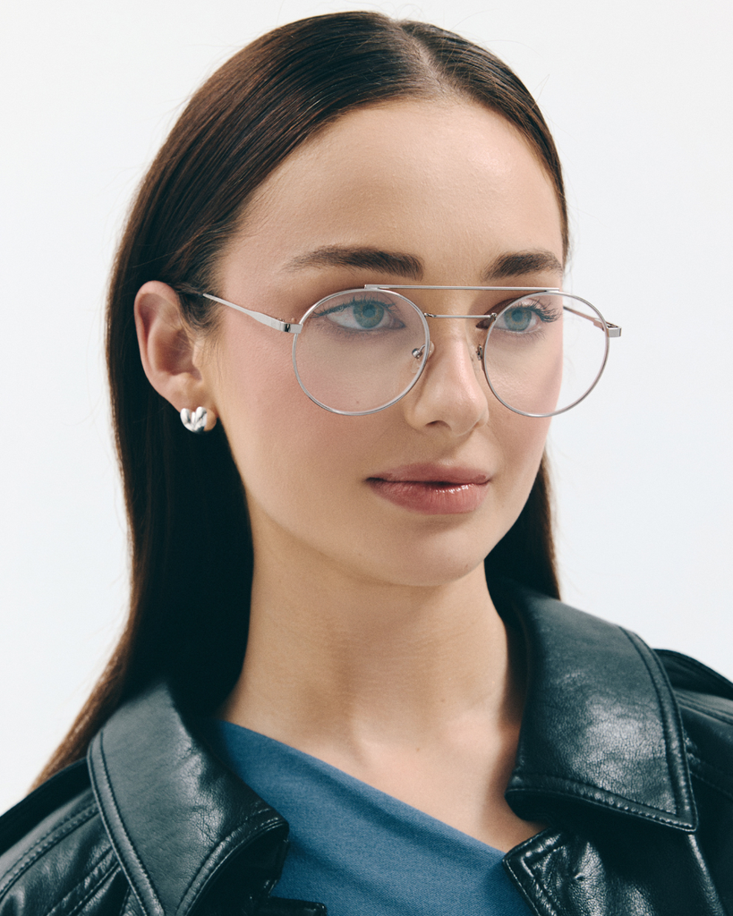 Čiré brýle Carter Gunmetal/Marine