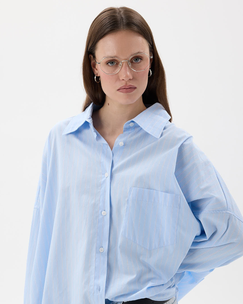 Čiré brýle Percy Silver/Black Tea