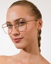 Čiré brýle Alice Rose Gold/Jaipur Pink