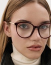Dioptrické brýle Olivia Gold/Burgundy