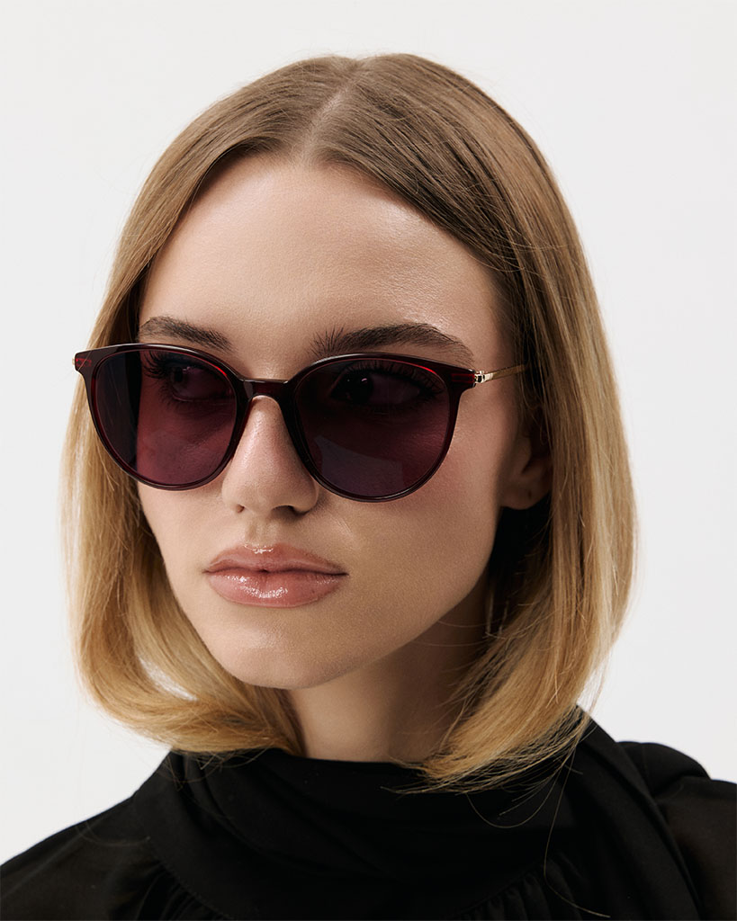 Sluneční brýle Olivia Gold/Burgundy