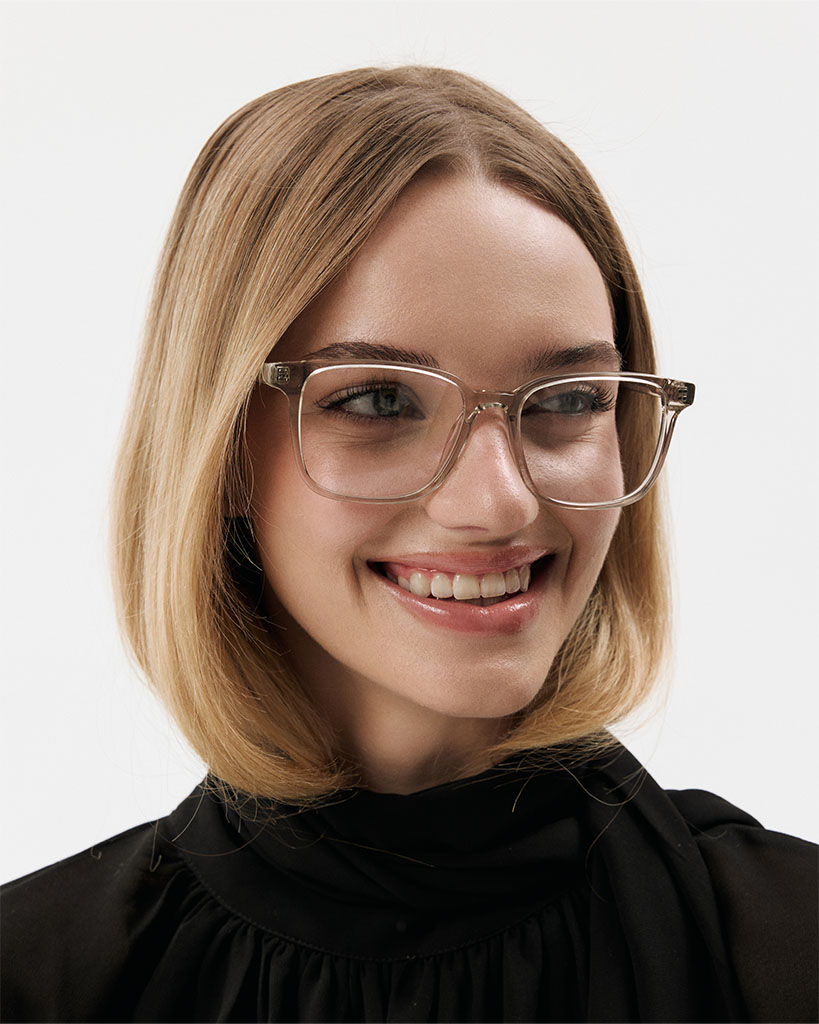 Čiré brýle Louis Wide Stormy Grey