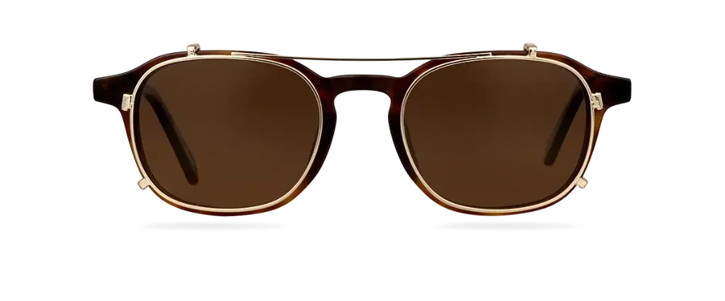 Clip on Sun Terry Gold/Brown