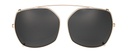 Clip on Sun Chloe Gold/Smoke