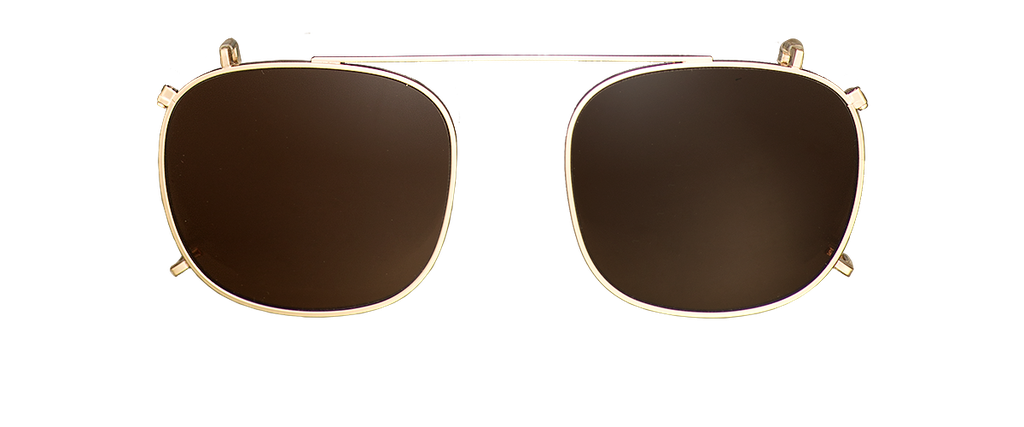 Clip on Sun George Gold/Brown