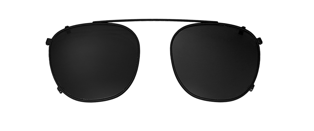 Clip on Sun Grant Wide Matt Black/Smoke