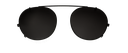 Clip on Sun Milo Matt Black/Smoke